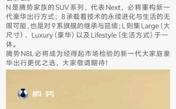 腾势高管回应拼错自家N8L：太激动 手抖了 ！