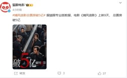成龙、梁家辉主演《捕风追影》总票房破5亿：豆瓣评分8.1分 近年口碑最好香港动作片之一 !