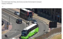 德国15岁少年偷公交车接女友上学：开了130公里后完璧归赵 ！