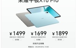 荣耀平板X10 Pro发布：全金属机身+护眼全面屏 1499元起 ！
