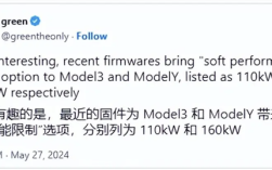 特斯拉付费升级固件曝光！可通过软件限制车辆性能 ！