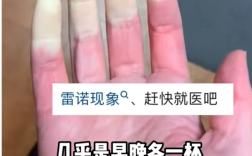 男子早晚一杯奶茶手指突变惨白 在线请教网友：这是啥情况 ！