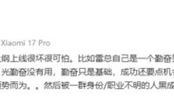 小米高管：雷军被黑成机会主义者 实际勤奋到极致 ！