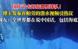 中国游客在帕劳潜水像下饺子：去海底都要排队 鱼还没有人多 ！