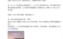 雷军否认小米YU7是拉高版SU7：90%零部件重新设计 ！