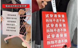 衣服吊牌和A4纸一样大了 商家被逼无奈 !