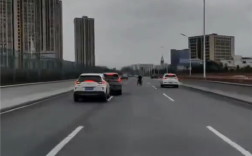 大爷骑自行车高架上逆行：致多车连环追尾 ！